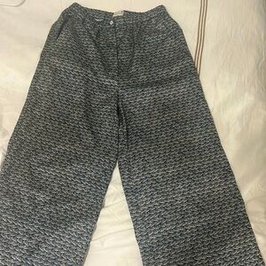 Molly Bracken satin wide leg pants